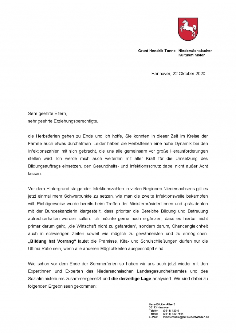 Brief an die Eltern - LFZ